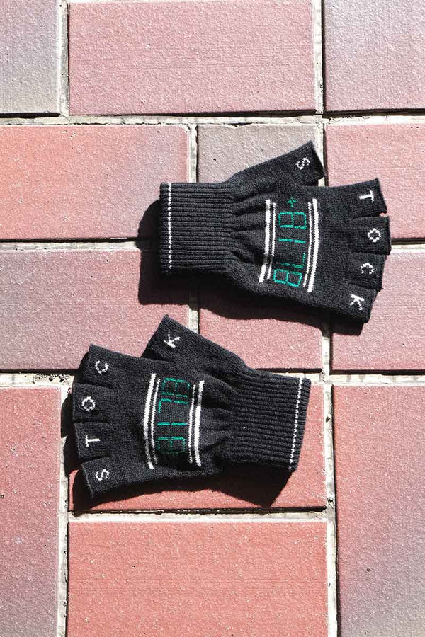 SGSB REVERSIBLE FINGERLESS GLOVES / BLACK [STOCK EXCLUSIVE]