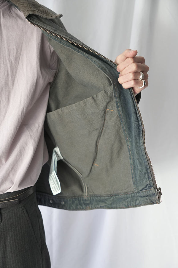 POND JACKET / DUSTY BLUE CHECK