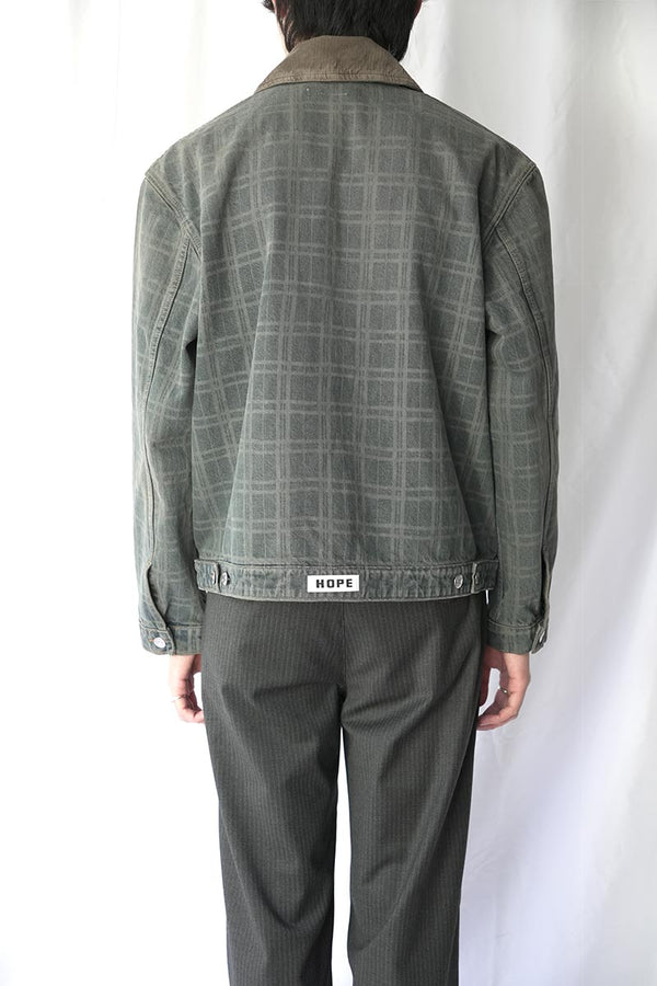 POND JACKET / DUSTY BLUE CHECK