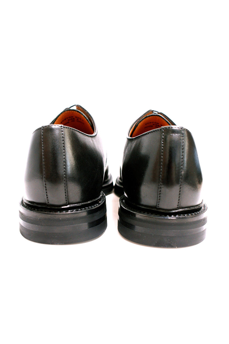 HARROGATE | EUSTON PLAIN TOE SHOES / BLACK プレーントゥレザー