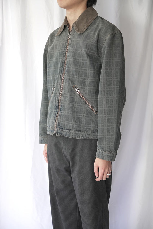 POND JACKET / DUSTY BLUE CHECK