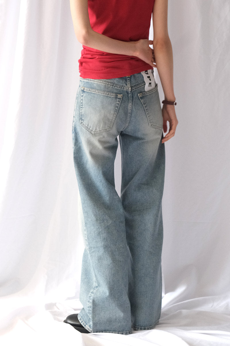 SHAKE JEANS / LIGHT BLUE CREASE