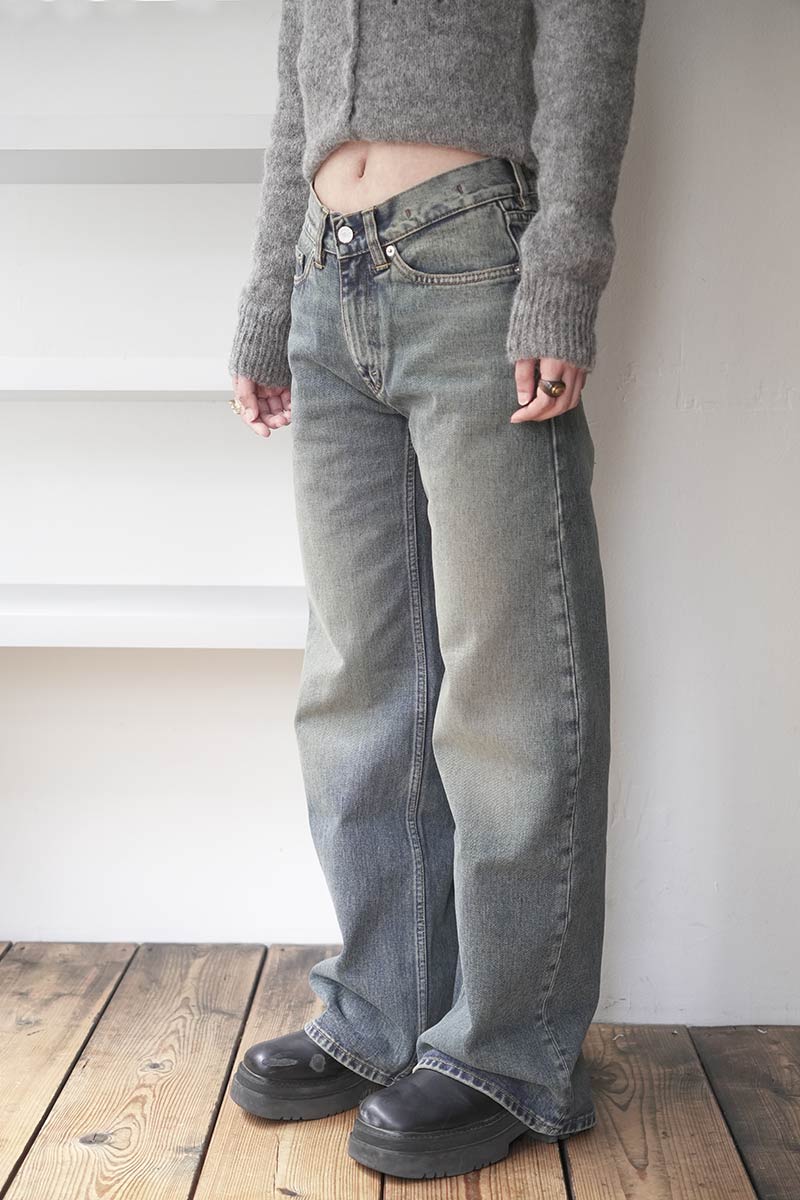 SHAKE JEANS / MID BLUE DIRTY