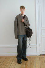 画像をギャラリービューアに読み込む, MESSENGER BAG / BLACK NYLON TWILL