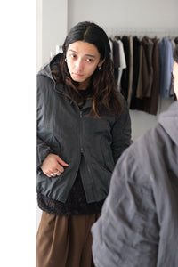 EXPLORER JACKET / DARK GREY VINTAGE NYLON