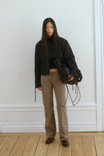 画像をギャラリービューアに読み込む, MESSENGER BAG / BLACK NYLON TWILL