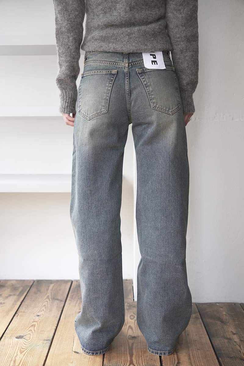 SHAKE JEANS / MID BLUE DIRTY