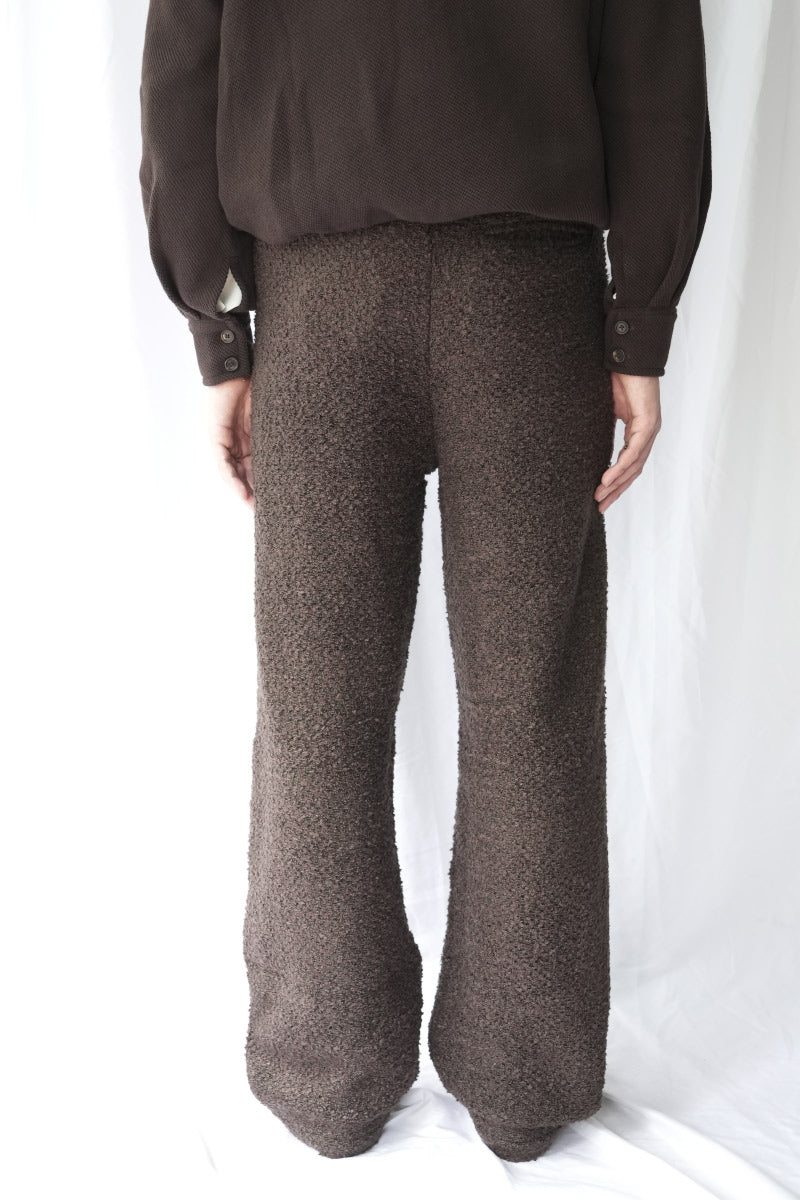 NODE KNIT TROUSERS / DUST