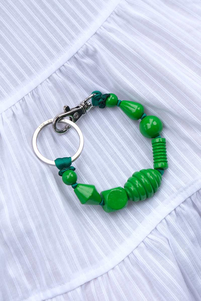 PERLENMIX SHORT KEYHOLDER / GREEN