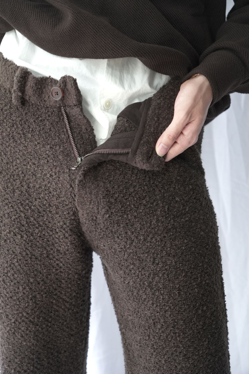 NODE KNIT TROUSERS / DUST
