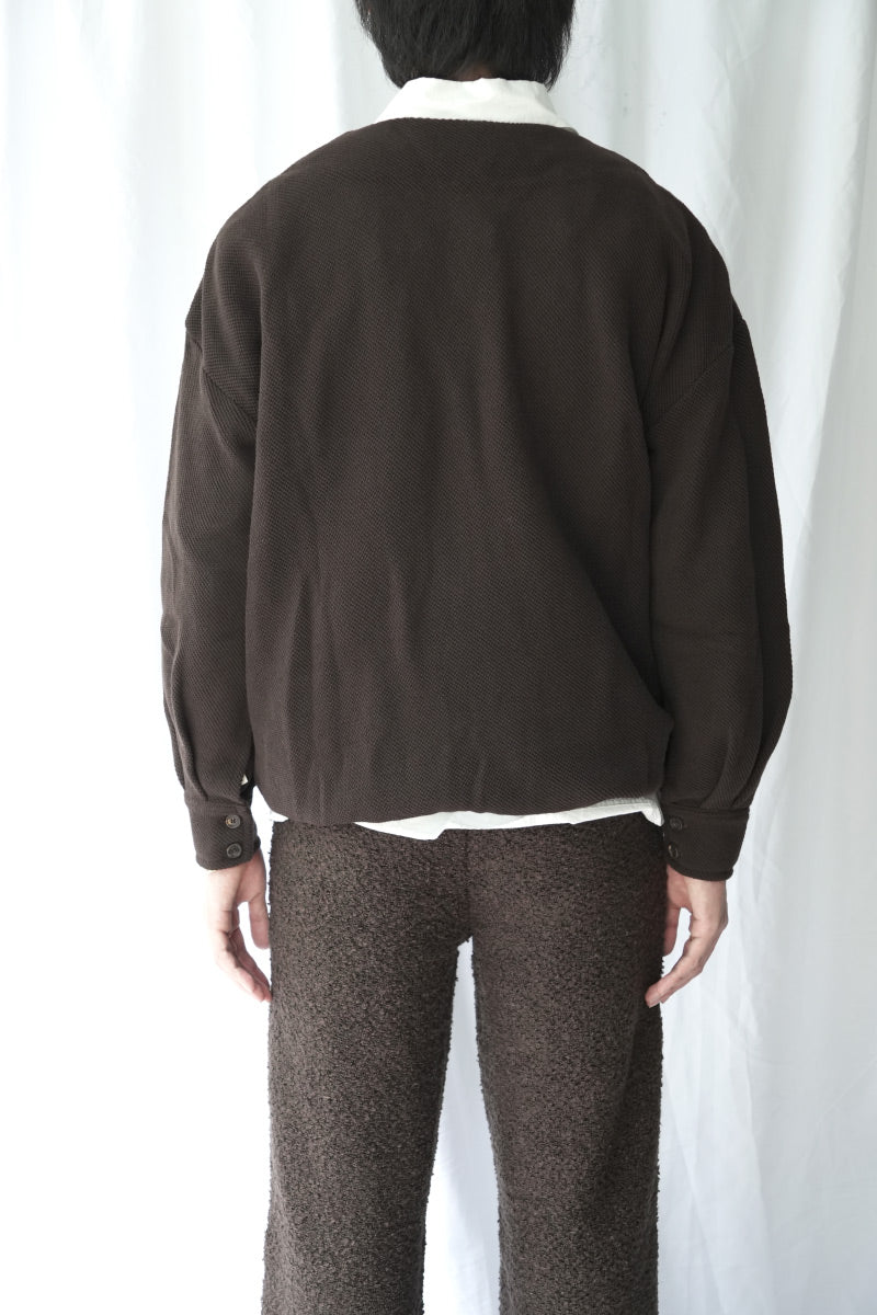 EARLY HENLEY SWEATER / SOIL