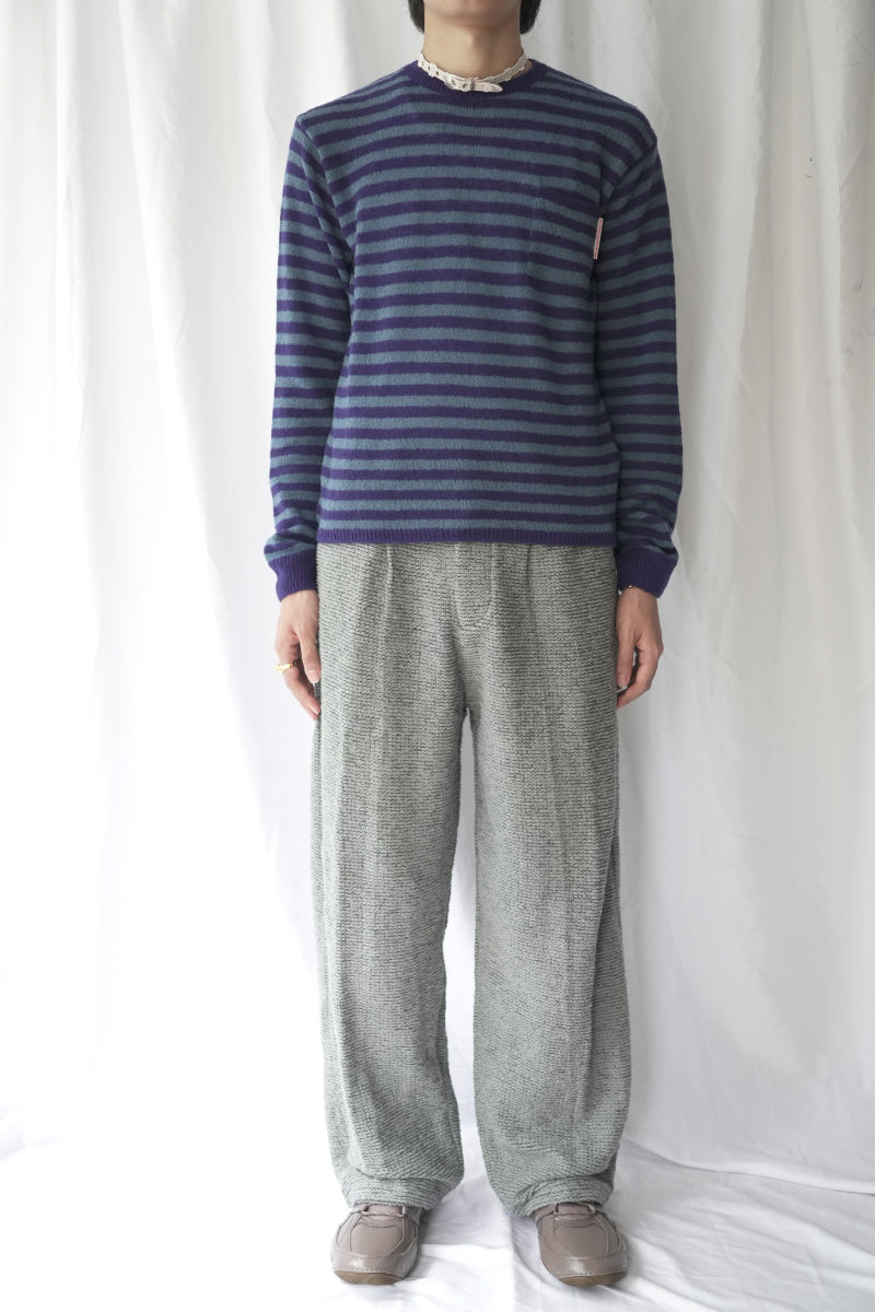 COMMON KNIT TROUSERS / ASH