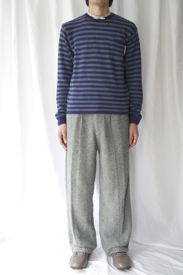 COMMON KNIT TROUSERS / ASH