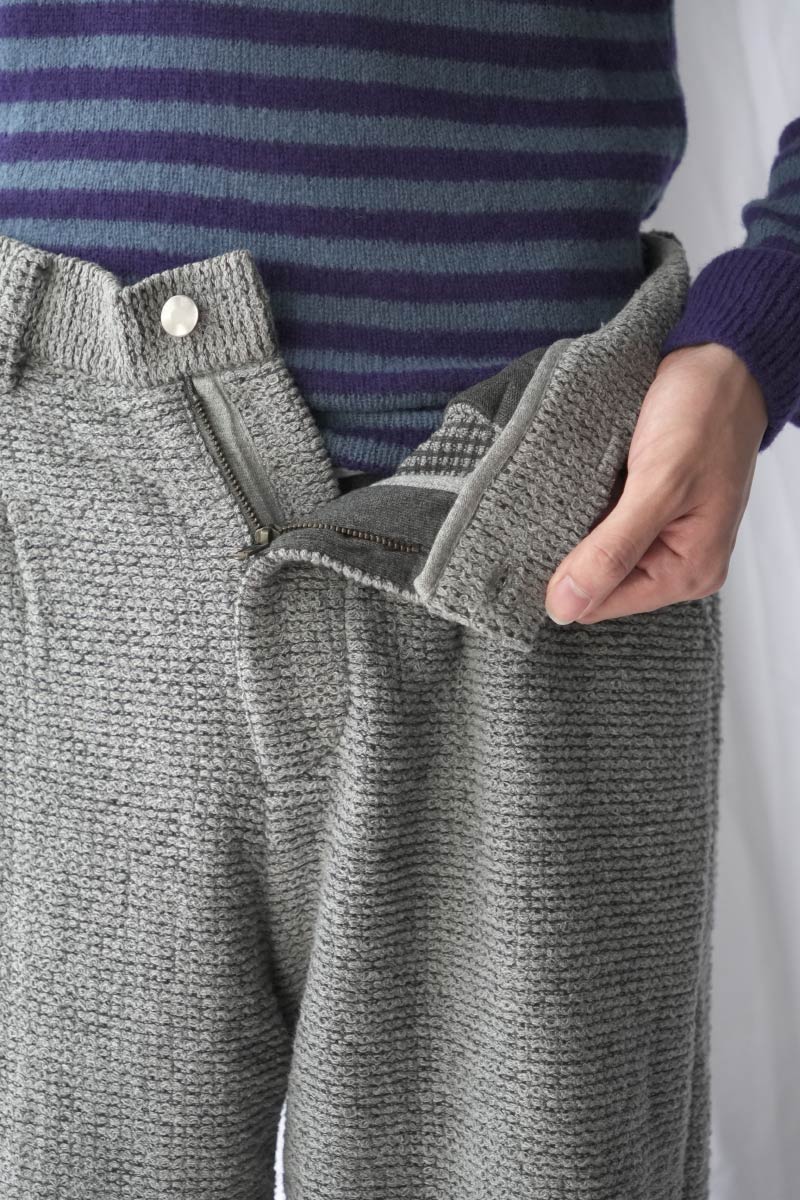 COMMON KNIT TROUSERS / ASH