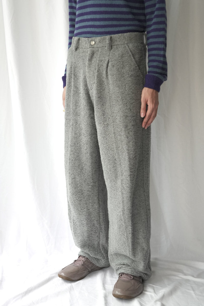 COMMON KNIT TROUSERS / ASH