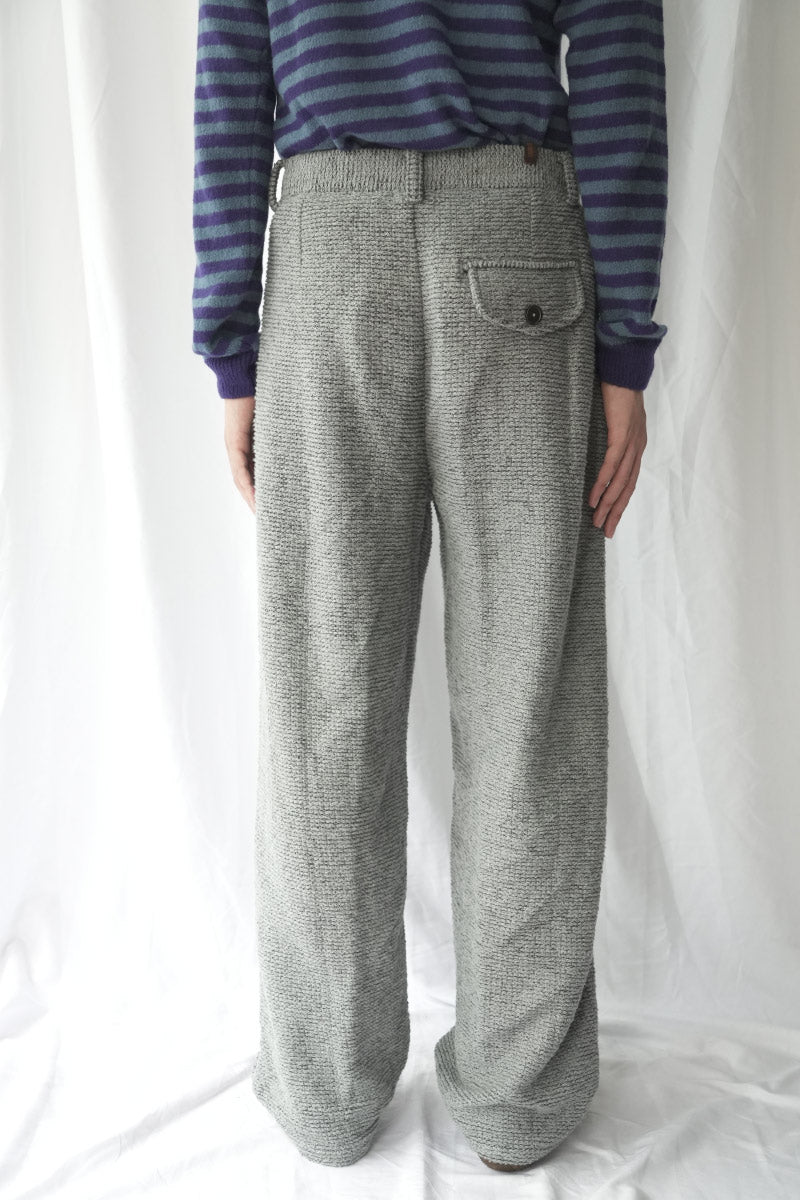 COMMON KNIT TROUSERS / ASH