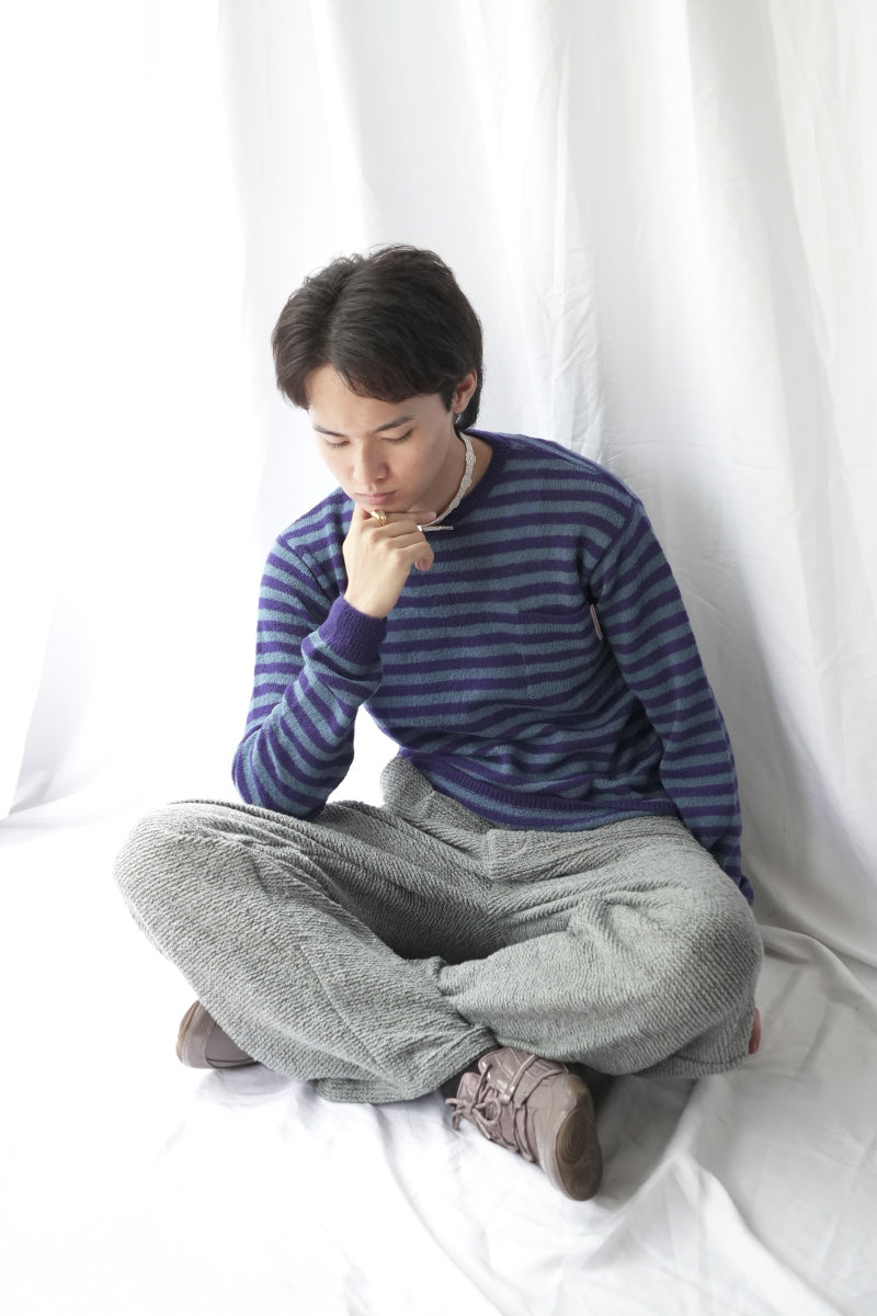 COMMON KNIT TROUSERS / ASH