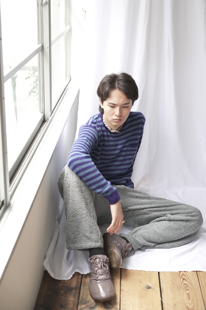 COMMON KNIT TROUSERS / ASH