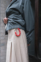 Load image into Gallery viewer, DICKE PERLEN SHORT KEYHOLDER / RED