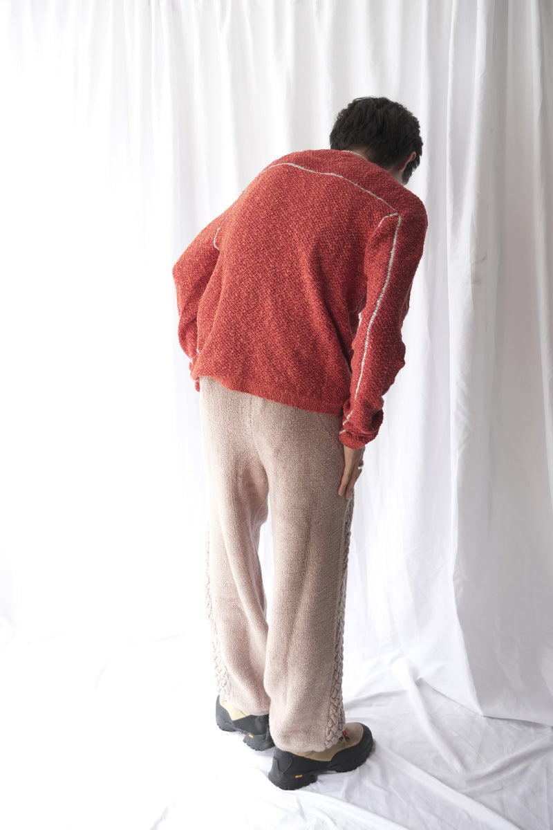 DASH KNIT TOP / CRIMSON