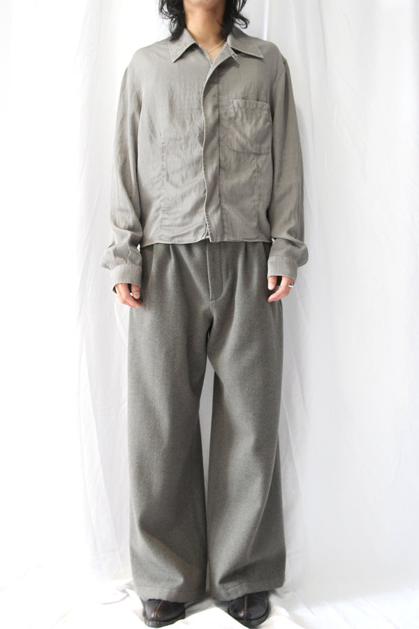 BRIDGE CHINO / NIGHT PINE FISHBONE BOUND WOOL [Expected to arrive in Autumn/Winter 2026]