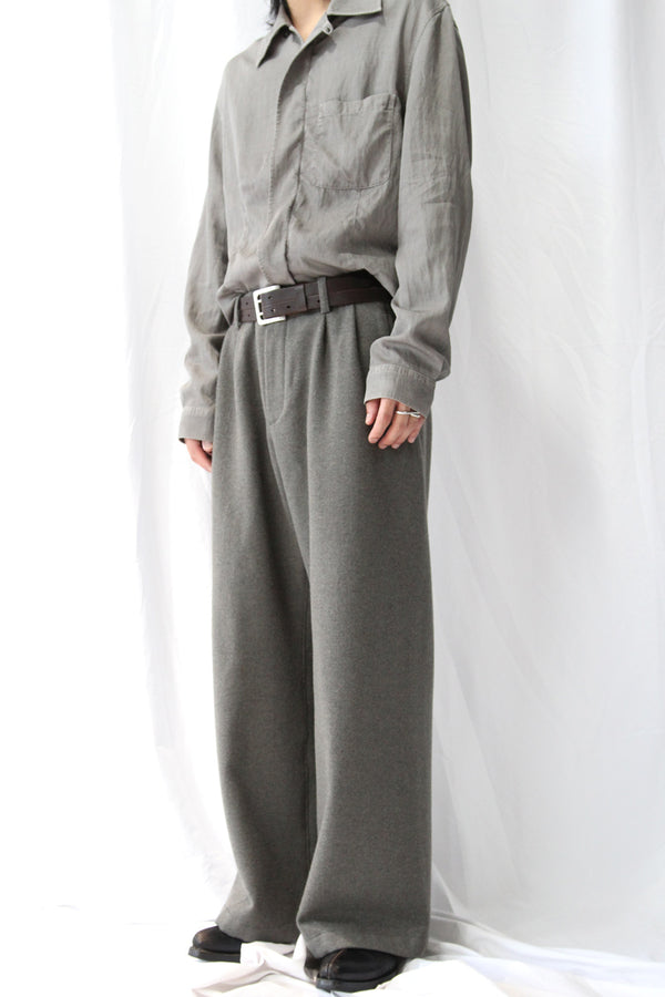 BRIDGE CHINO / NIGHT PINE FISHBONE BOUND WOOL [Expected to arrive in Autumn/Winter 2026]