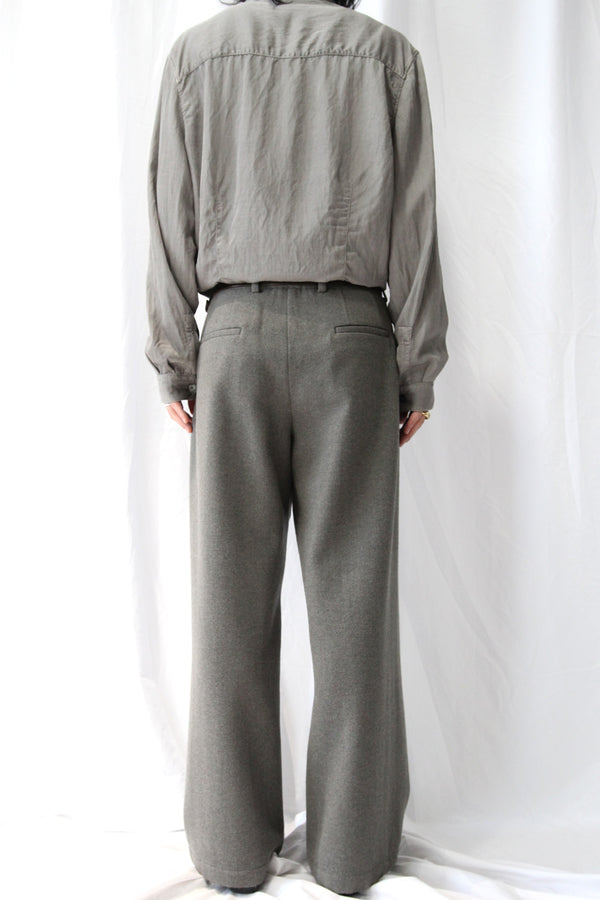 BRIDGE CHINO / NIGHT PINE FISHBONE BOUND WOOL [Expected to arrive in Autumn/Winter 2026]