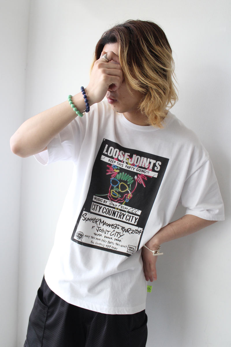 CITY COUNTRY CITY - 'JOINTS CITY' S/S TEE / WHITE [60% OFF]