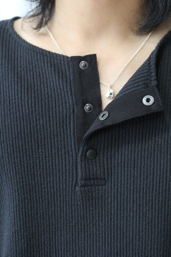 BALLOON SWEATSHIRT / BLACK RIB [Scheduled for Autumn/Winter 2026 arrival]