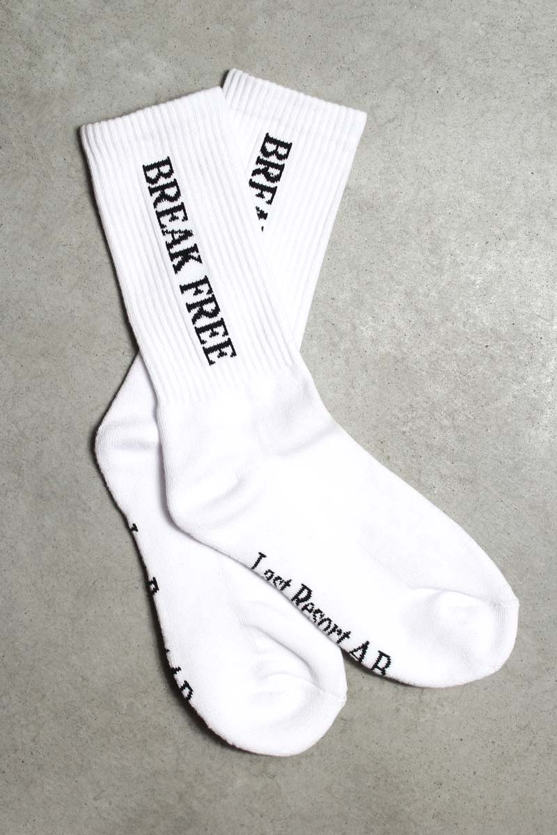 BREAK FREE SOCKS 1-PACK / WHITE