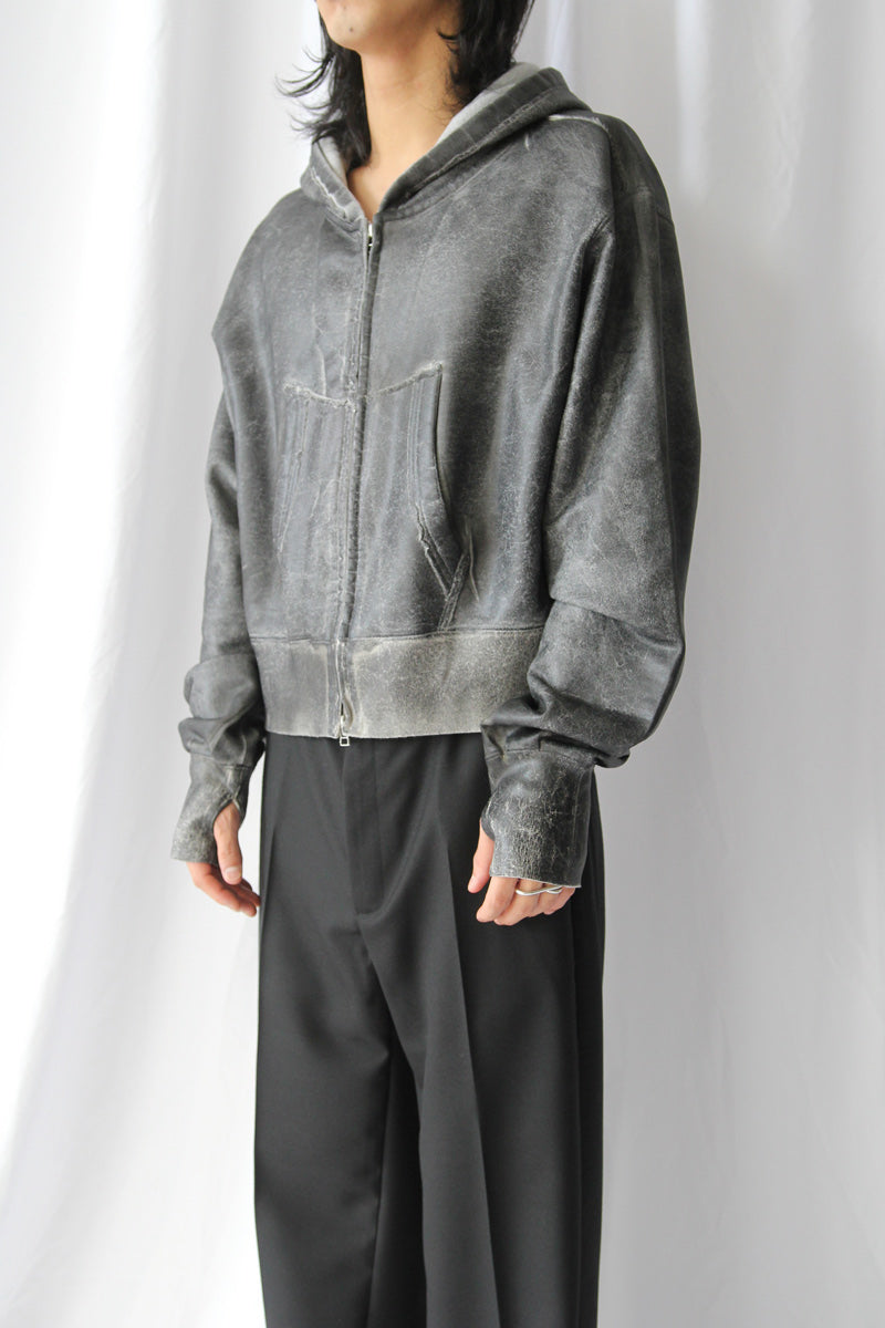 CRACKING COATED PARKA .16 / HEATHER GRAY BASE