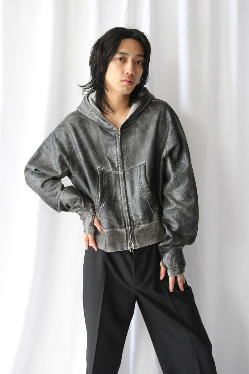 CRACKING COATED PARKA .16 / HEATHER GRAY BASE