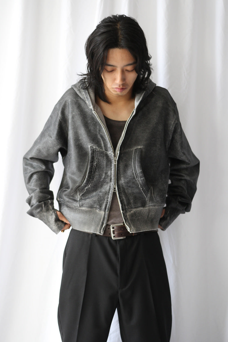 CRACKING COATED PARKA .16 / HEATHER GRAY BASE