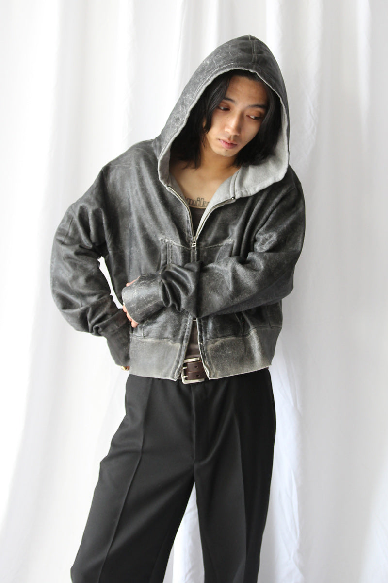 CRACKING COATED PARKA .16 / HEATHER GRAY BASE