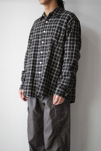 ABOVE SHIRT / BLACK FISHNET CLOTH