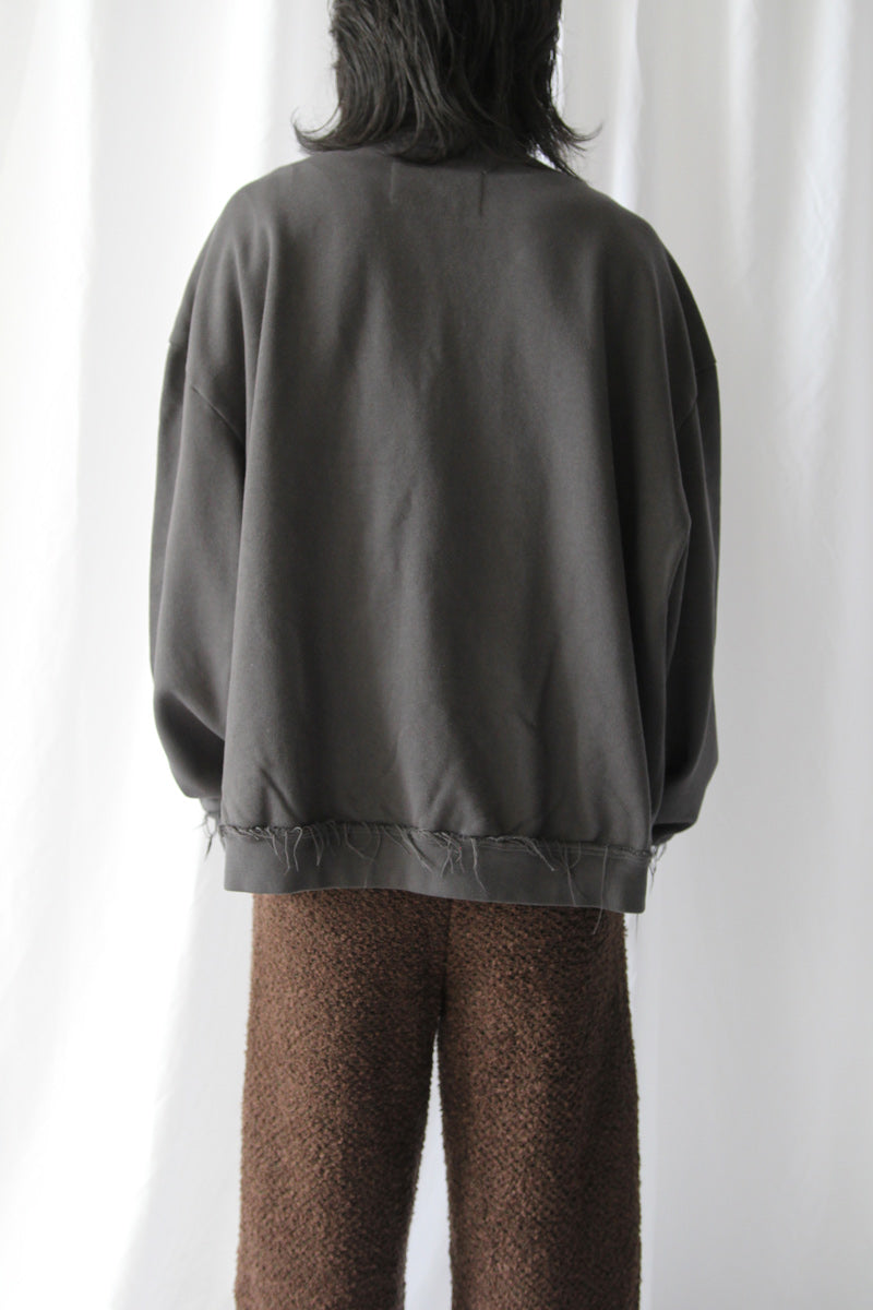 SLIM ZIP LONGSLEEVE / OBSIDIAN DEPYH WOOLCOSE RIDGE [Arriving Fall/Winter 2026]