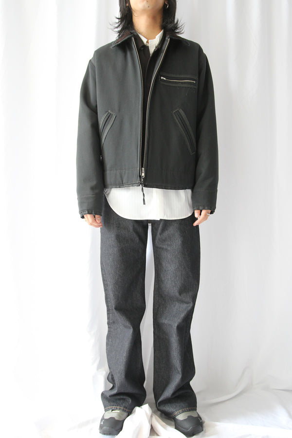 WORKER JACKET - WOOL TWILL / GREY