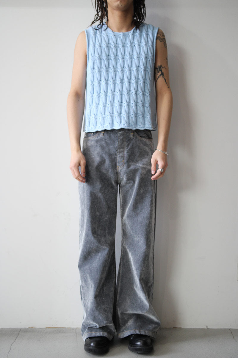 PLEASER TANK / NATURAL DYE SKY DRY COTTON [20%OFF]