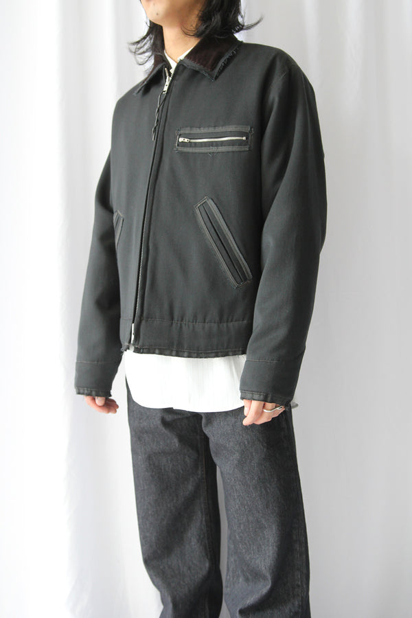 WORKER JACKET - WOOL TWILL / GREY