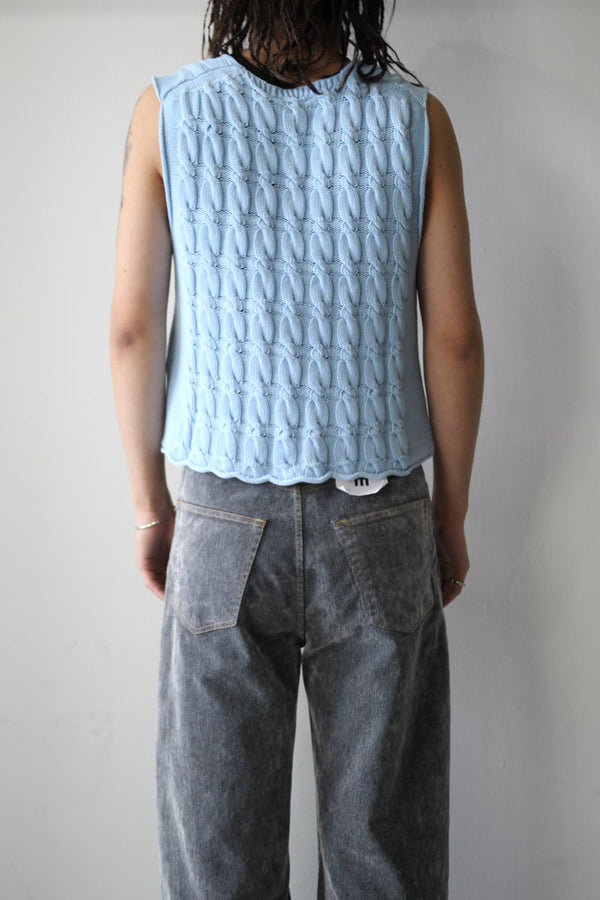 PLEASER TANK / NATURAL DYE SKY DRY COTTON [20%OFF]