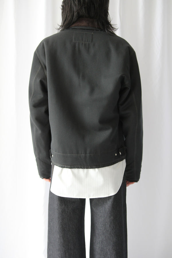 WORKER JACKET - WOOL TWILL / GREY