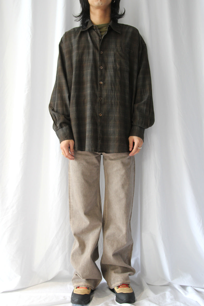 BORROWED SHIRT / MORE CHECK PRINT