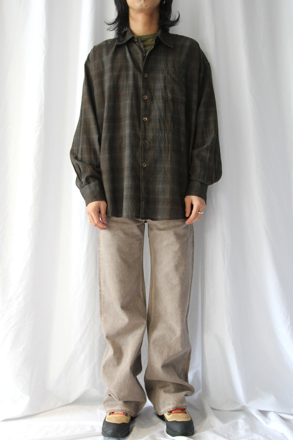 BORROWED SHIRT / MORE CHECK PRINT