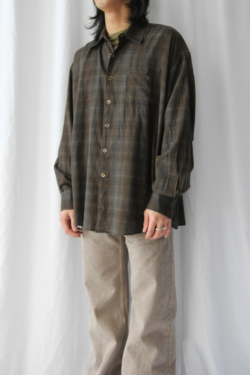 BORROWED SHIRT / MORE CHECK PRINT