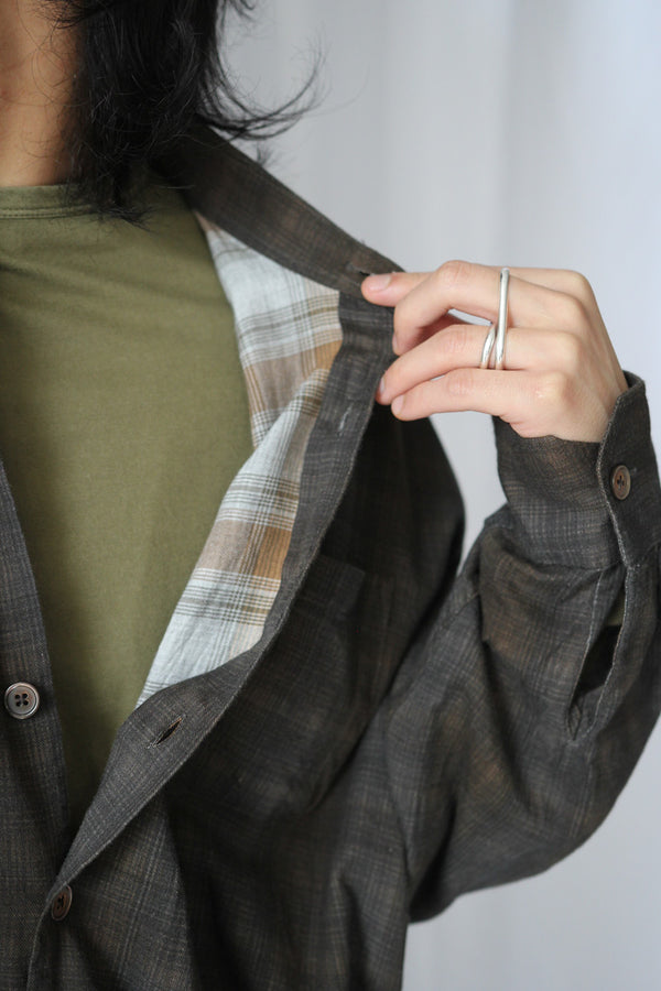 BORROWED SHIRT / MORE CHECK PRINT