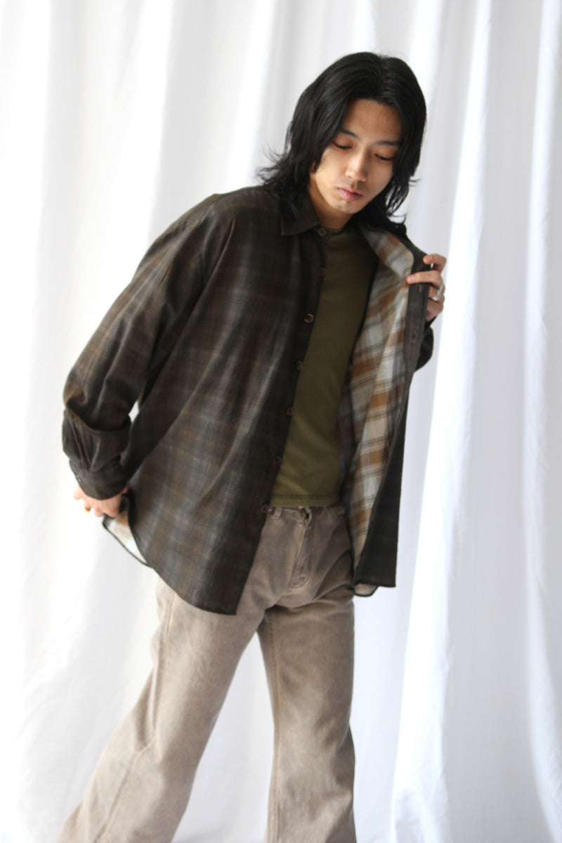 BORROWED SHIRT / MORE CHECK PRINT