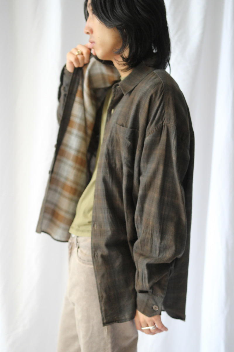 BORROWED SHIRT / MORE CHECK PRINT