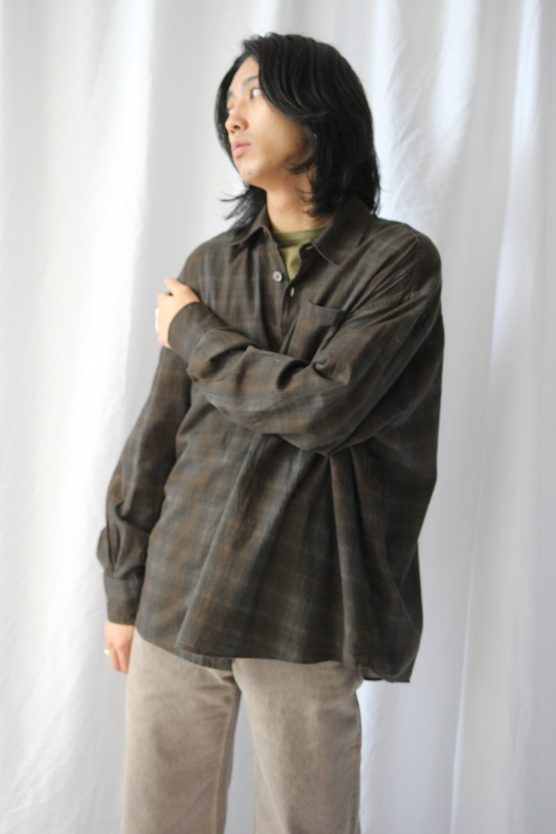 BORROWED SHIRT / MORE CHECK PRINT
