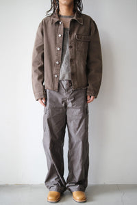 WAY TROUSER / BROWN WASH OUT NYLON