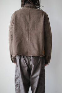 CUT REBIRTH JACKET / CHOCO OVERDYE